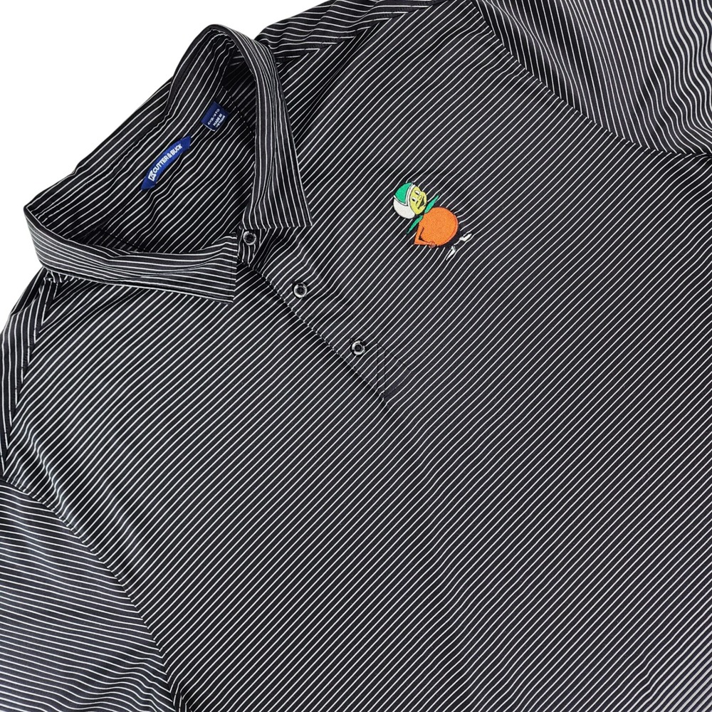 Cutter & Buck UCF Citronaut Golf Polo Men 4XB Black Gray Performance Shirt